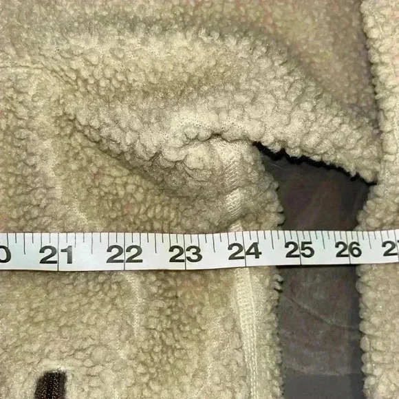 Vintage 2000's Patagonia Men's Retro Fleece sz large brown tan - Picture 7 of 8